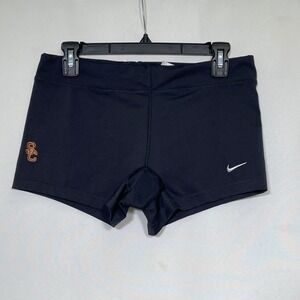 USC Trojans Nike Black Team Issue Volleyball Compression Shorts Women's SMALL